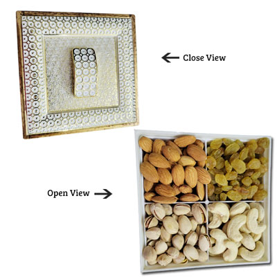 "Vivana Dry Fruit Box - Code DFB5000-007 - Click here to View more details about this Product